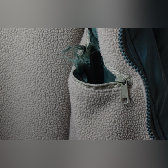 Sz L- Vintage 90’s L.L. Bean Three-Season fleece lined jacket men’s green - Picture 4 of 4